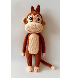 Kukuli 37 cm Amigurumi Organik Oyuncak