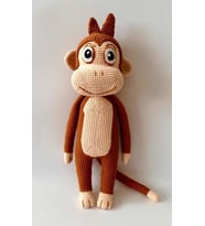 Kukuli 37 cm Amigurumi Organik Oyuncak