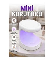 Seyahat Tipi Mini UV LED Oje Kurutucu 16W Taşınabilir Protez Tırnak Kurutma Cihazı