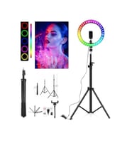 210cm Tripod ile Renkli Makyaj ve Selfie Işığı, TikTok İçin Perfect!