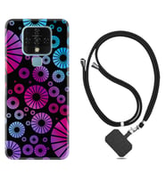 Tecno Camon 16 18P Pova Kılıf Boyun Askılı Silikon Daireler 1751