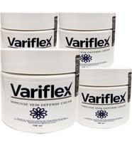 Variflex 150 ml Varicosel Cream Büyük Boy Bacaklara 4 Adet