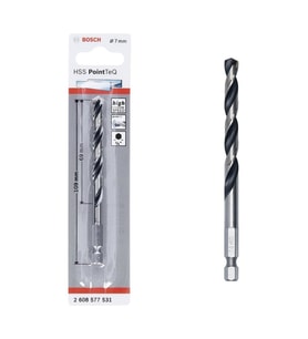 Pointteq Altıgen Şaftlı Hss Matkap Ucu 7 mm