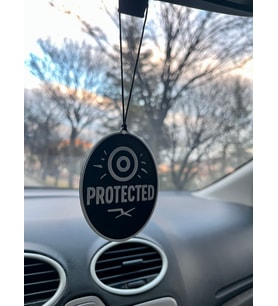 Dikiz Aynası Süsü – Protected! Korunan! - Çift Yönlü 3D Baskı, Plastik, Cam Çizmez