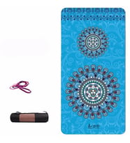Tusi Yoga Matı ve Pilates Minderi Mandala Desen (Çok Renkli)
