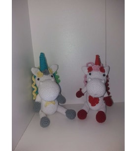 Bay ve Bayan Hipo Amigurumi Organik Oyuncak
