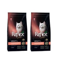 Reflex Plus Somonlu Hairball Yetişkin Kedi Maması 1,5 Kg 2 Adet