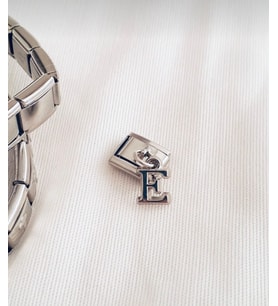 Harfli Çelik İtalyan Charm Harfli Çelik İtalyan Charm