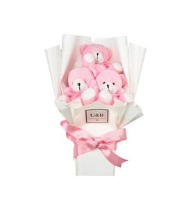 Mini Pembe Ayıcık Buketi