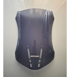 MOTOCAM Zontes ZT 350 T2 Ön Cam 2025-2026 Model 55cm Siyah Renkli 3mm