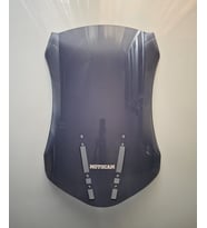 MOTOCAM Zontes ZT 350 T2 Ön Cam 2025-2026 Model 55cm Siyah Renkli 3mm