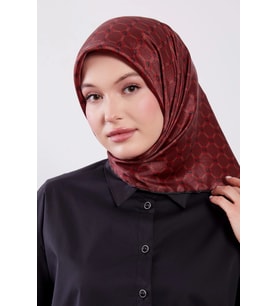 Levidor Kristal Eşarp D6 Bordo
