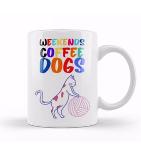 Coffee Cat Lover Funny Cat Lover Gifts For   Men Kids Kupa Bardak Porselen