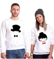 Tshirthane Papyon Sevgili Kombinleri Sweatshirt Kombini (Tek Ürün Fiyatıdır.)