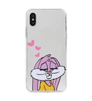 Iphone X ve XS Uyumlu Lola Bunny Tasarımlı Şeffaf Telefon Kılıfı