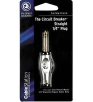 Planet Waves PWAGP1 Pw Switch Li Düz Jack 14 Gold Altın Kaplama - Saf Sinyal - Esnek