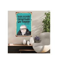 Ahşap Retro Mdf Poster , Komik Sözler , Duvar Yazıları , Manzara ,  Tarih , Edebiyat - Tbl0424