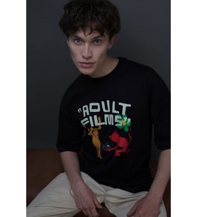 Trendiz Unisex Adult Films Siyah Tshirt