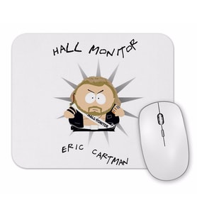 South Park Eric Cartman Hall Monitor Mouse Pad.jpg