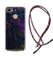 General Mobile GM8 Go GM9 GM20 Pro Plus Kılıf Boyun Asklı Rasta Silikon Renkli Prizmalar 1783
