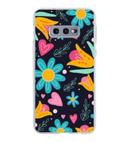 PrintiFy Samsung Galaxy S10e ile Uyumlu 1mm Slim Fit Retro Colors 1 Baskılı Şeffaf  Kılıf