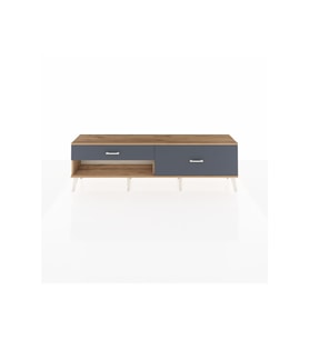 Arges TV Ünitesi 2 Çekmeceli  176x30x51 Çam-Çam/Antrasit