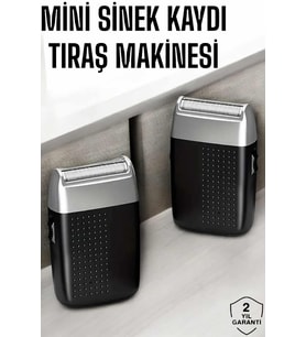 Tıraş Makinesi Mini Sinek Kaydı Şarjlı Taşınabilir Paslanmaz Çelik