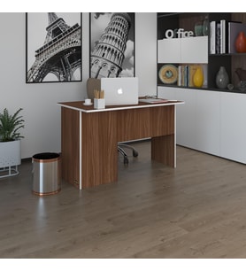 Kenzlife ofis masası miyamoto cvz sağ 75*130*60 kilitli kapaklı dolap bilgisayar çalışma masası (Karışık)