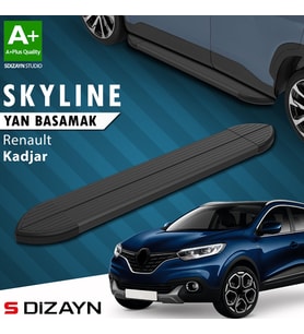 S-Dizayn Renault Kadjar Skyline Siyah Yan Basamak 173 Cm 2015-2022 A+ Kalite