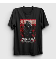 Presmono Unisex Siyah The Wolf Brigade Jin Roh T-Shirt 545353tt