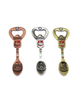 Periboia İstanbul Temalı Metal Magnet Ve Açacak Kaşık Tasarımlı (Karışık)