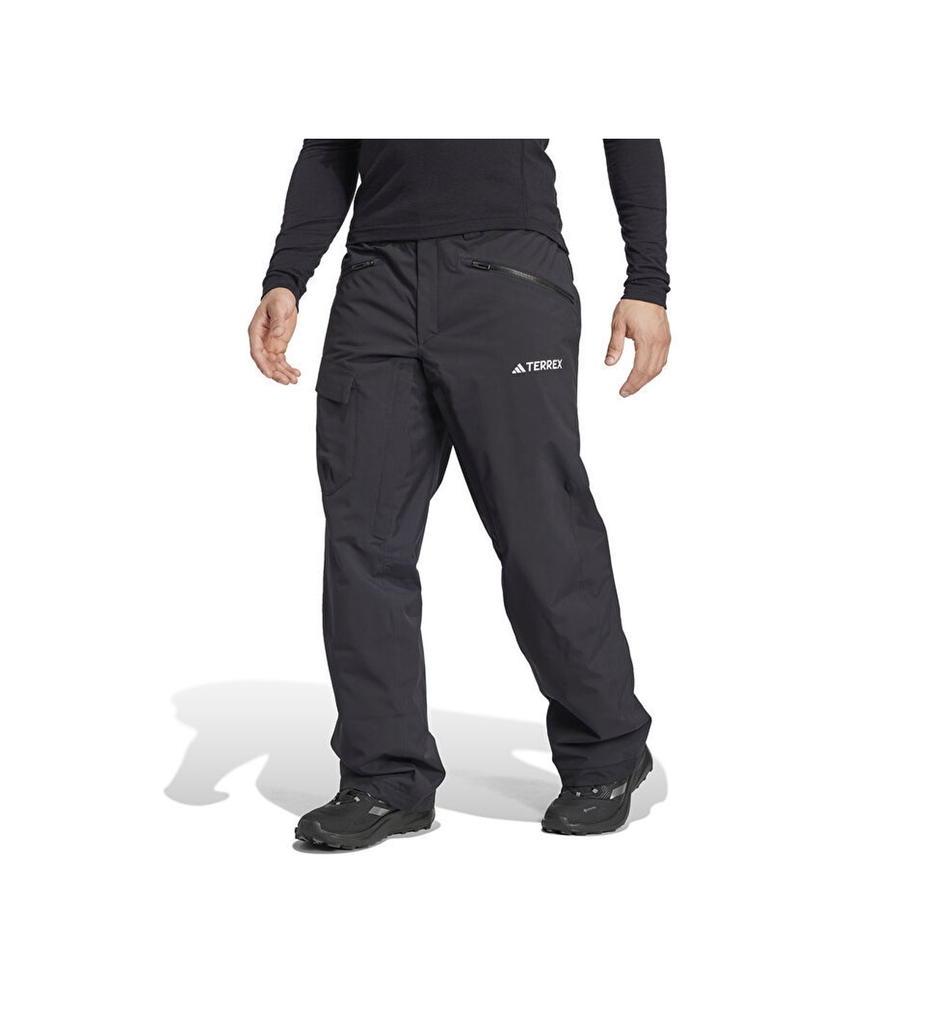 雪 adidas Xpr 2L In Tech Erkek Kayak Pantolonu JE6641 Siyah