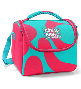 Coral High Thermo Beslenme Çantası - Kız Çocuk, Kırmızı Turkuaz Renkli Çizgili (Çok Renkli)