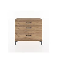 Arges Şifonyer 3 Çekmeceli 88x30x80 Çam-Çam
