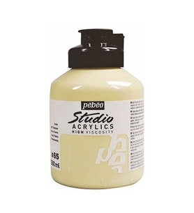 Pebeo Studio Akrilik Boya 500 ml 65 Buff Titanium 