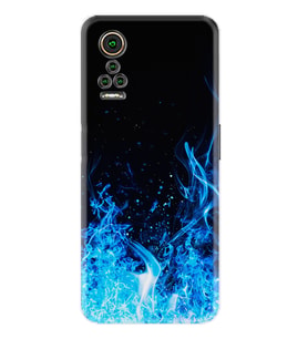 General Mobile GM 21 Pro GM 22 Pro Plus Kılıf Desemli Silikon Blue Fire 1678