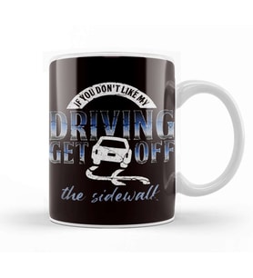 Driving Instructor Teacher School Lesson Driver´s License Kupa Bardak Porselen