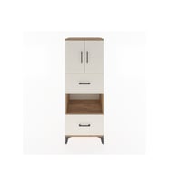 Hyperion Dolap 3 Raflı 2 Çekmeceli 2 Kapaklı 60x44x163 Çam-Aytaşı
