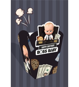 Patron Bebek Boss Baby Temalı *Popcorn (mısır) Kutusu *8'li Paket
