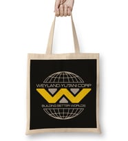 Alien Weyland Yutani Corp Logo Bez Çanta Uzun Saplı
