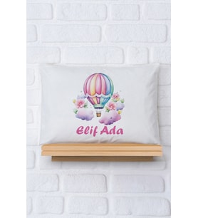 Pia Baby Premium %100 Pamuk İsme Özel Kız Bebek Yastık Kılıfı 35*45 cm 5046-12