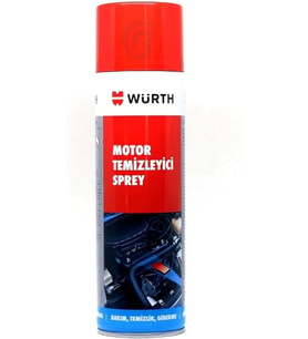 Würth Motor Temizleyici Sprey 500 ml – Etkili Yağ ve Kir Temizleyici