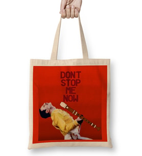 Queen Don't Stop Me Now Bez Çanta Uzun Saplı