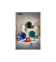 Enza Colorful 6 Kişilik Porselen Fincan Takımı