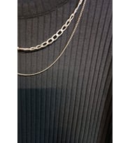 Kadın 2 Parça Metal Kolye