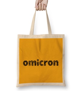 Omicron Sosial Distancing Bez Çanta Uzun Saplı