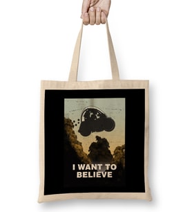I Want To Believe v2 Bez Çanta Uzun Saplı