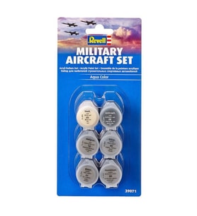 Revell Su Bazlı Maket Boya Seti 20 ml Askeri Uçak 39071