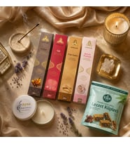 Ayza Tütsü Bahçesi Mini Set Aromaterapi ve Hediye Kutusu