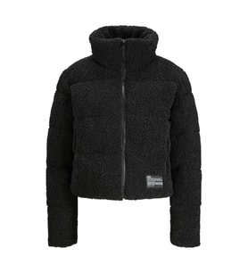 JJXX 12240601 Jxisa Teddy Puffer Ceket Otw Siyah